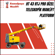 ht 43 rtj pro dizel teleskopik manlift platform